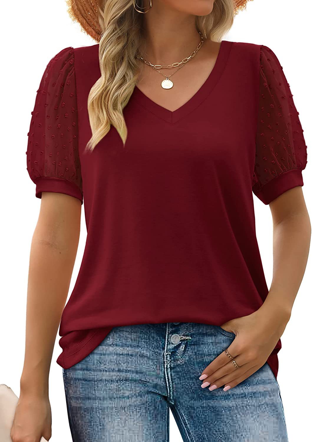 LuKa - V-Hals Elegante Top