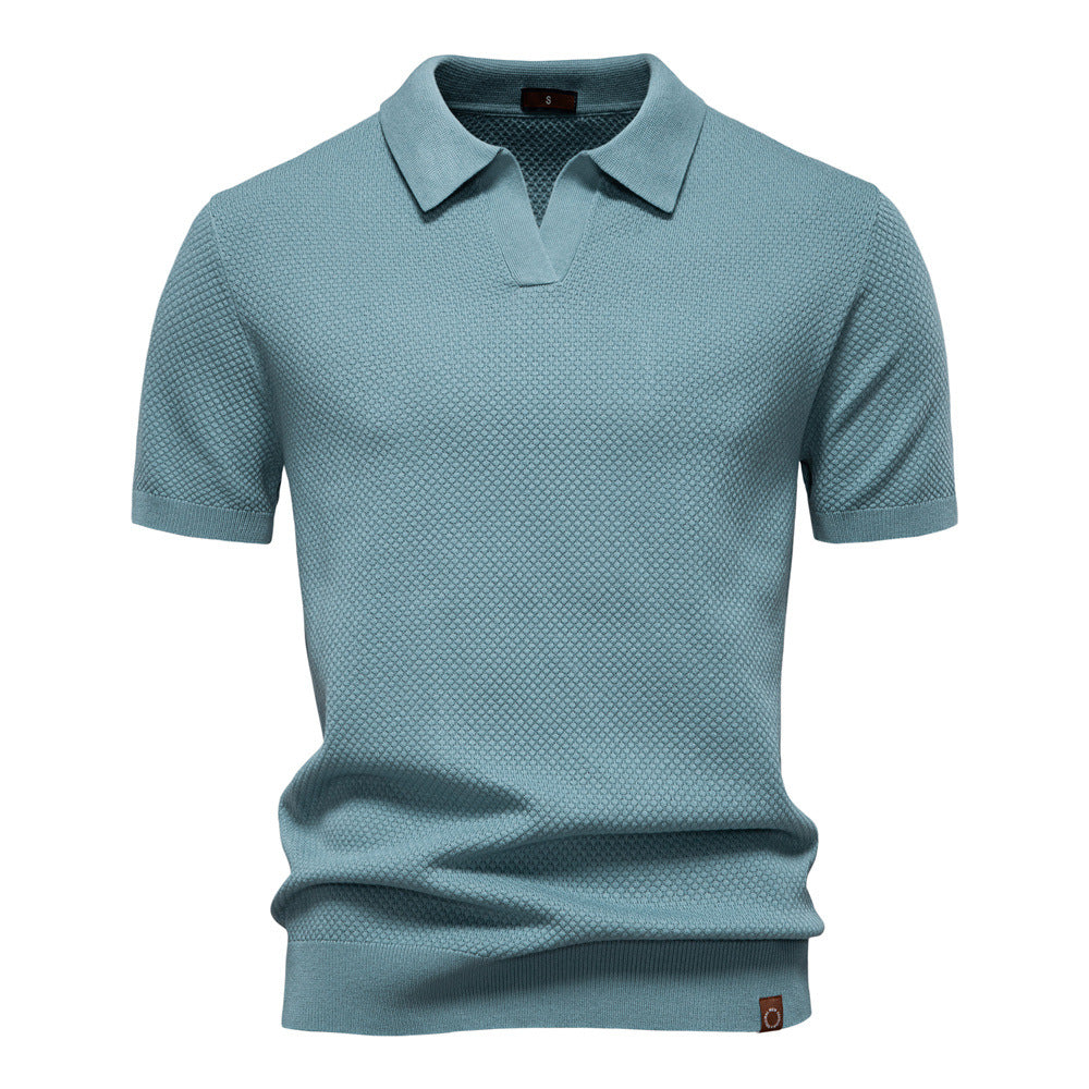 LuKa - Gestructureerd poloshirt