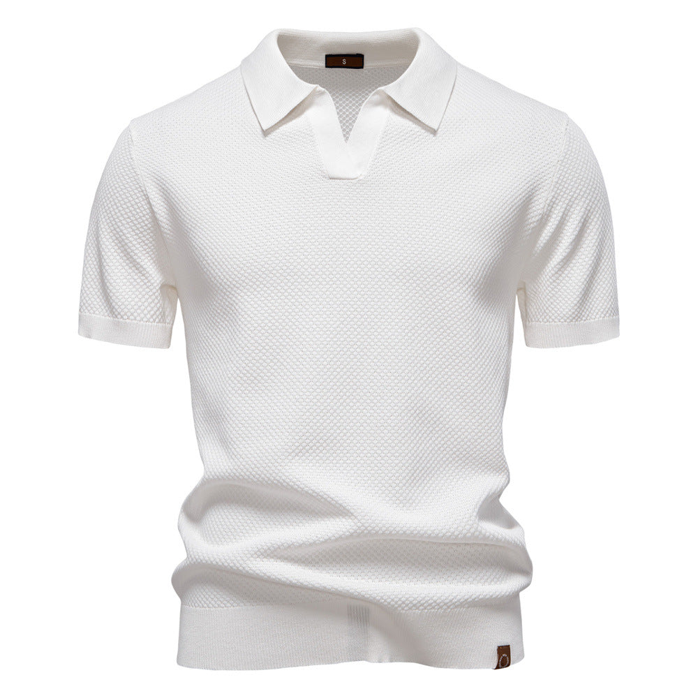 LuKa - Gestructureerd poloshirt