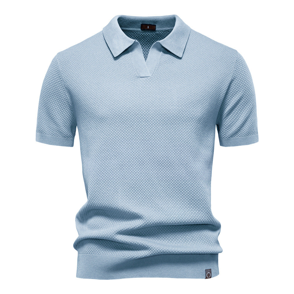 LuKa - Gestructureerd poloshirt