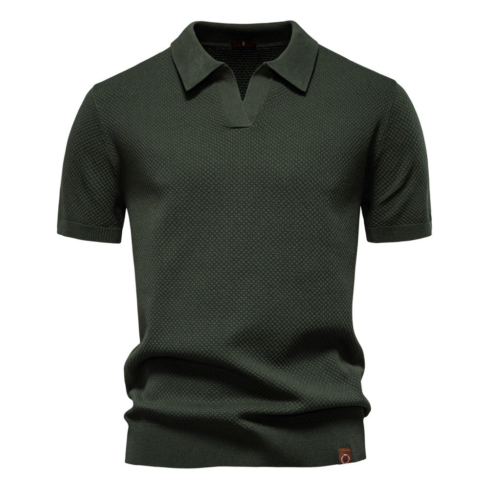 LuKa - Gestructureerd poloshirt