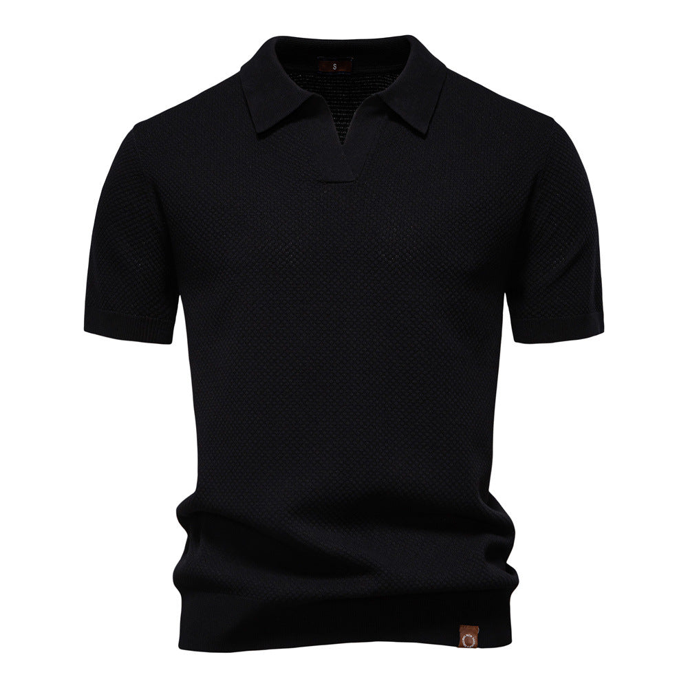 LuKa - Gestructureerd poloshirt