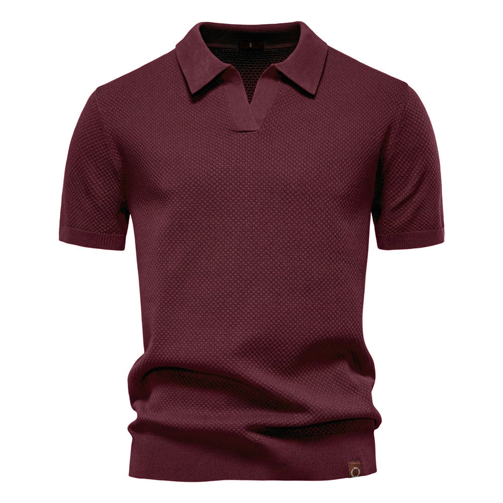 LuKa - Gestructureerd poloshirt