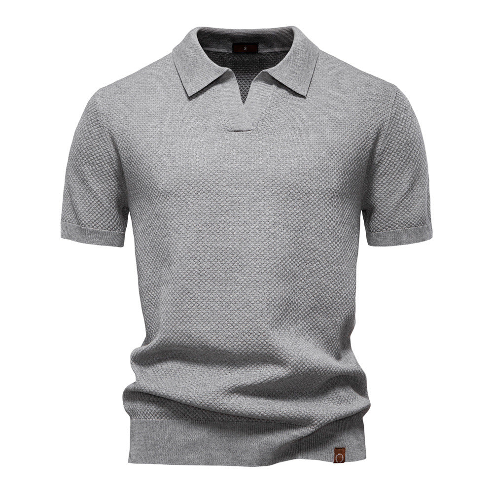 LuKa - Gestructureerd poloshirt