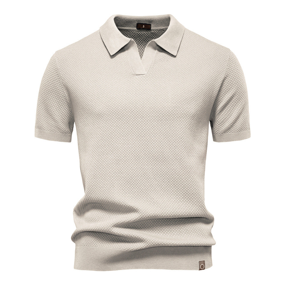 LuKa - Gestructureerd poloshirt