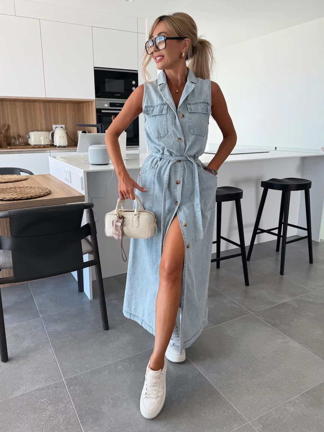 LuKa - Maxi Denim Jurk