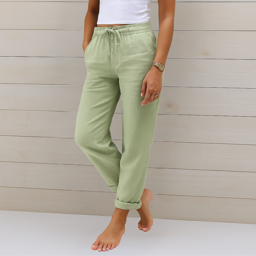 LuKa - Premium linnen stretchbroek