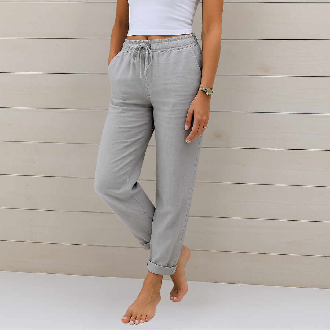 LuKa - Premium linnen stretchbroek