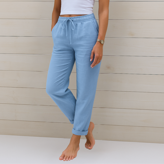 LuKa - Premium linnen stretchbroek