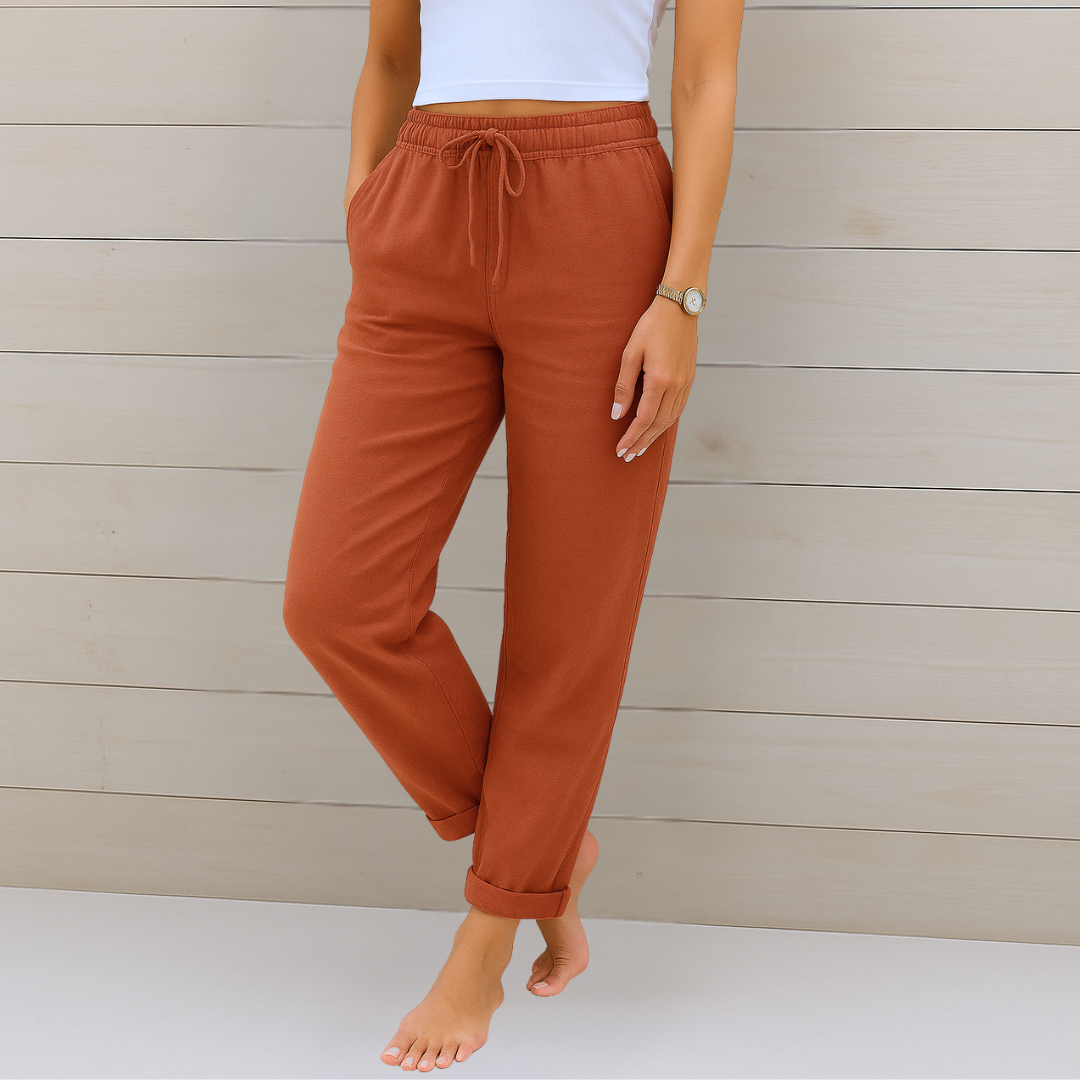 LuKa - Premium linnen stretchbroek