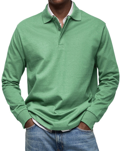 Luka- Luxe lange mouwen Polo