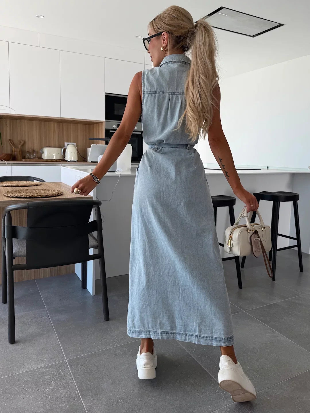 LuKa -  Maxi Denim Jurk