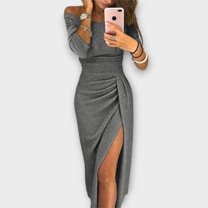 LuKa - Elegante off-shoulder jurk