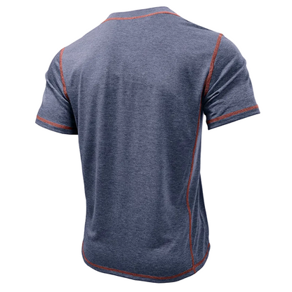 LuKa - Stijlvol T-shirt met Henley-hals