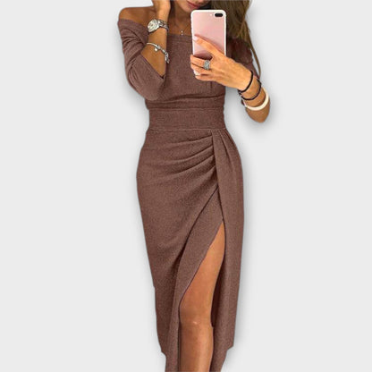 LuKa - Elegante off-shoulder jurk