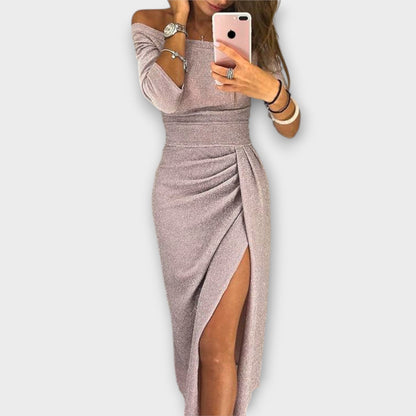 LuKa - Elegante off-shoulder jurk