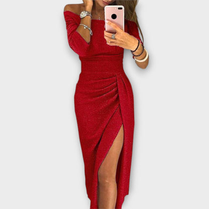 LuKa - Elegante off-shoulder jurk