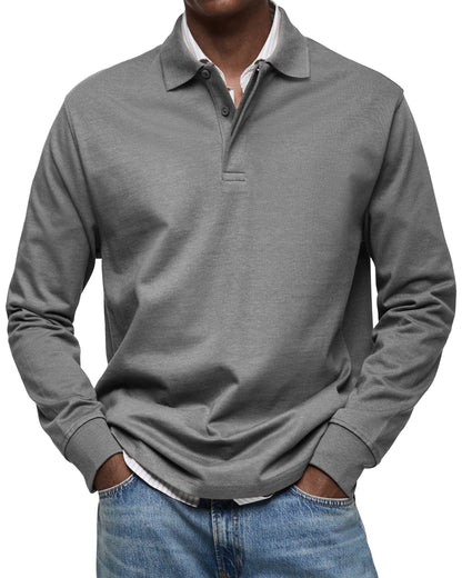 Luka- Luxe lange mouwen Polo