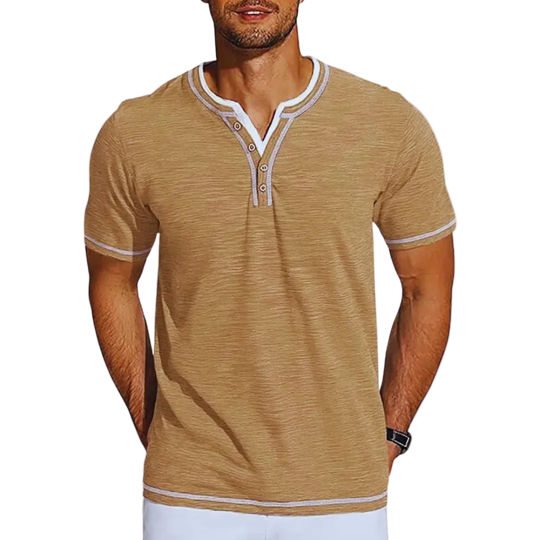LuKa - Stijlvolle T-shirt met V-hals
