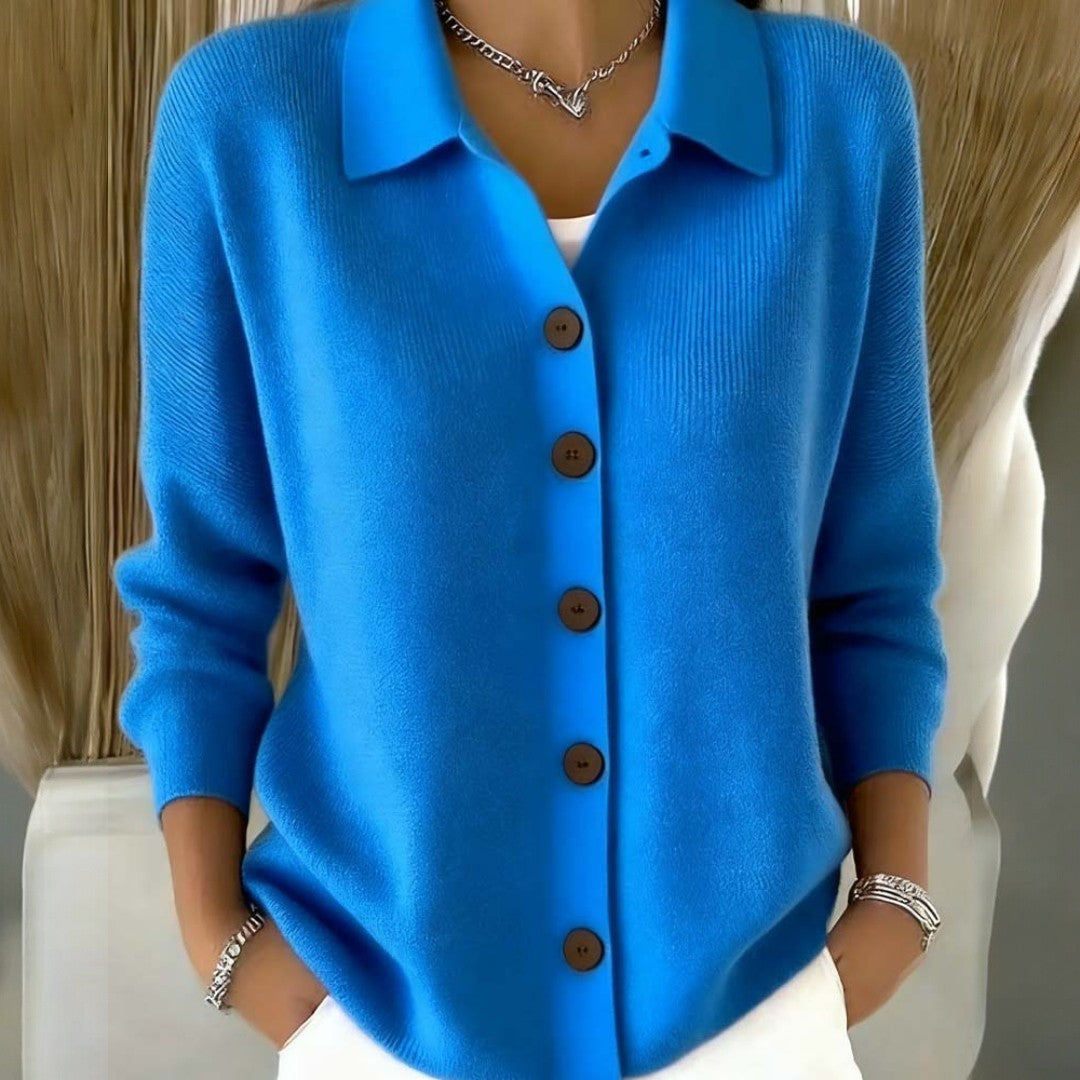 Danielle - Lange cardigan met mouwen