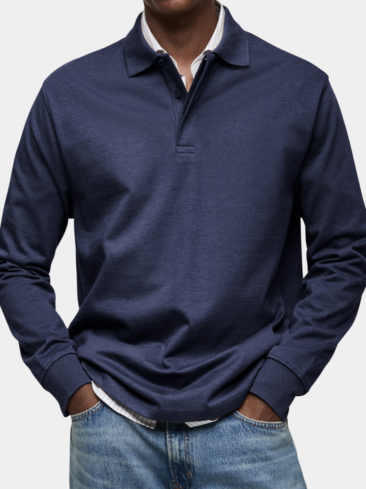 Luka- Luxe lange mouwen Polo