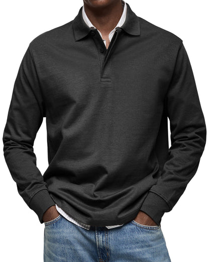 Luka- Luxe lange mouwen Polo