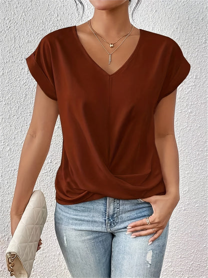 LuKa - Casual V-hals T-shirt