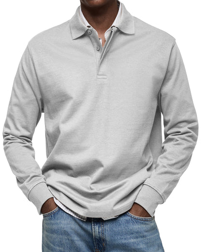 Luka- Luxe lange mouwen Polo