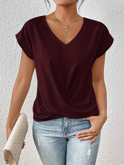 LuKa - Casual V-hals T-shirt