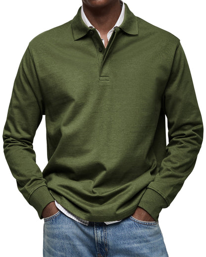 Luka- Luxe lange mouwen Polo