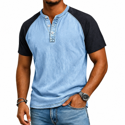 LuKa - Vintage Tweekleurig T-shirt