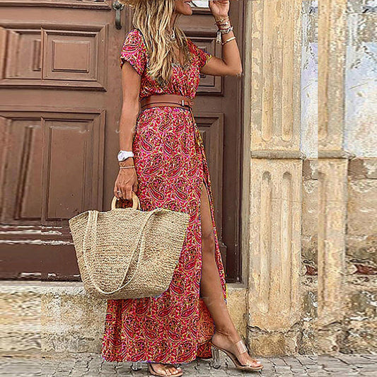 LuKa - Maxi Rouge Jurk