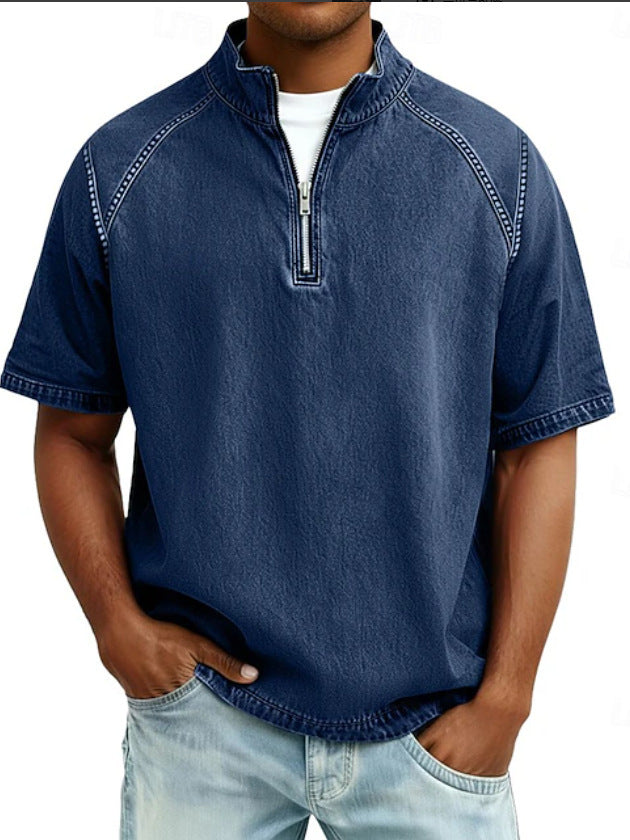LuKa™ | Tijdloos Heren Shirt Met Rits