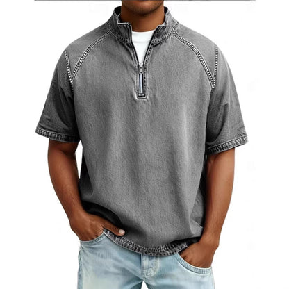 LuKa™ | Tijdloos Heren Shirt Met Rits