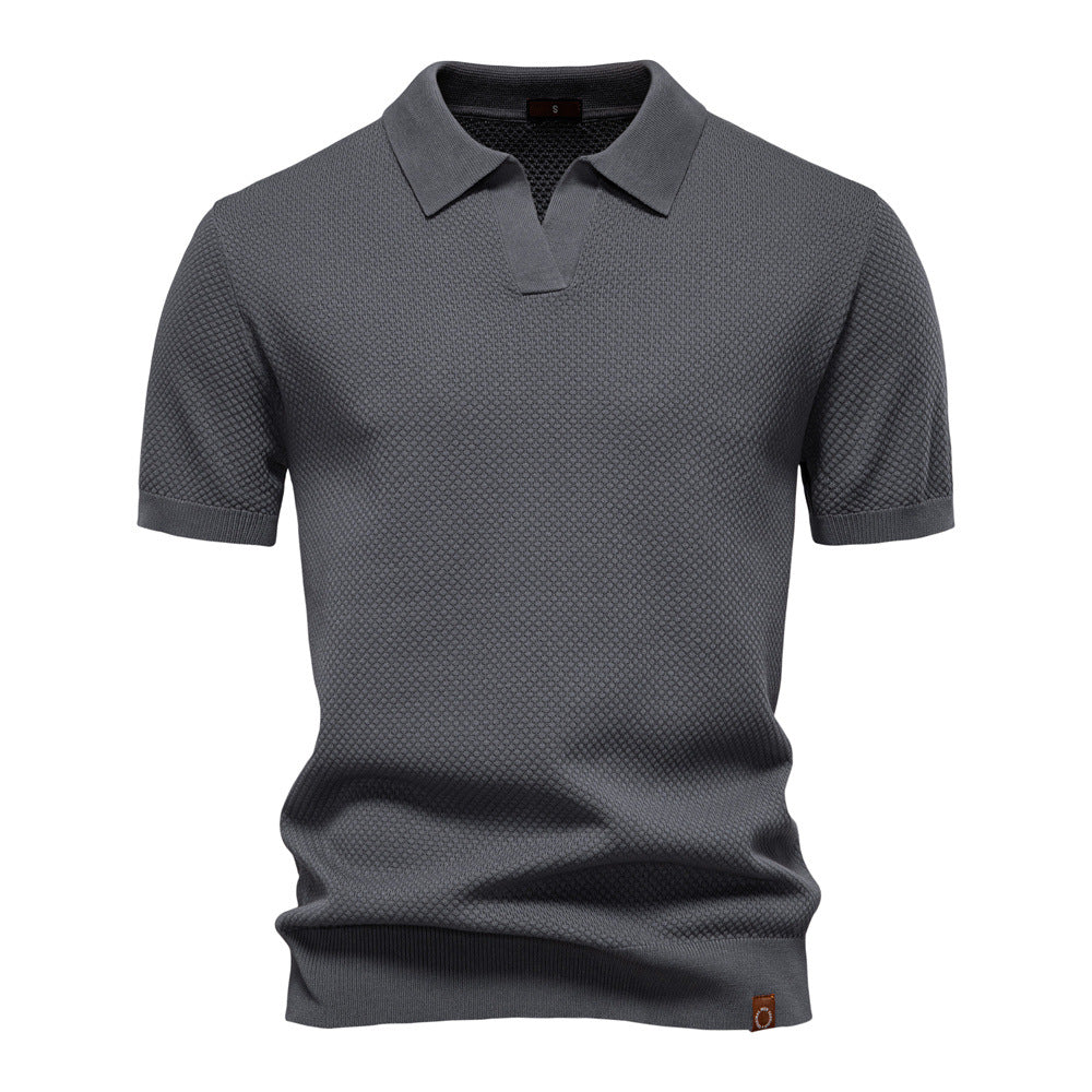 LuKa - Gestructureerd poloshirt