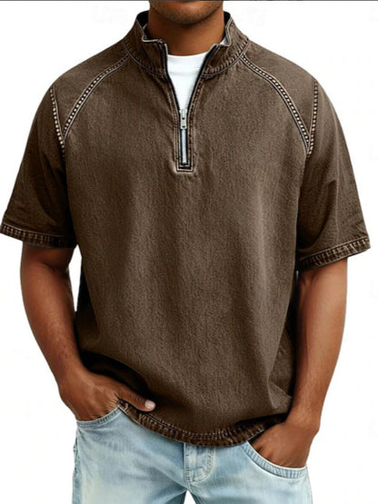 LuKa™ | Tijdloos Heren Shirt Met Rits