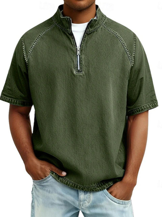 LuKa™ | Tijdloos Heren Shirt Met Rits
