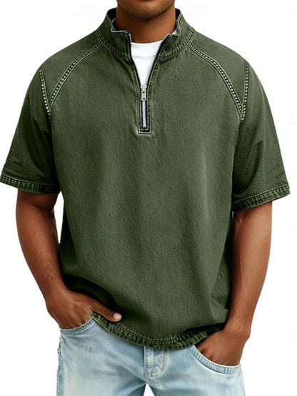 LuKa™ | Tijdloos Heren Shirt Met Rits