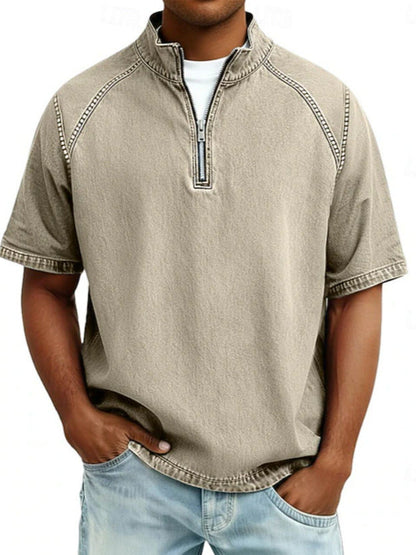 LuKa™ | Tijdloos Heren Shirt Met Rits