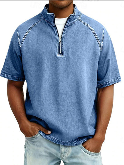 LuKa™ | Tijdloos Heren Shirt Met Rits