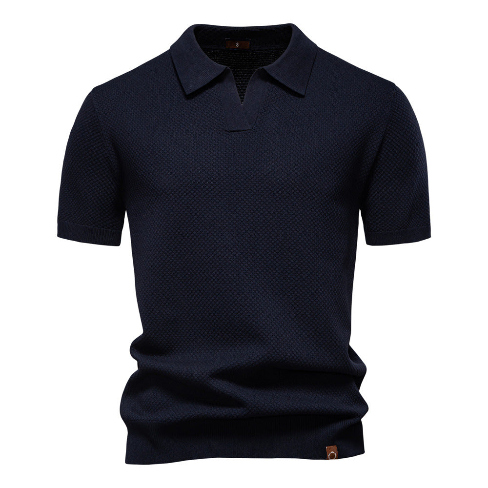LuKa - Gestructureerd poloshirt