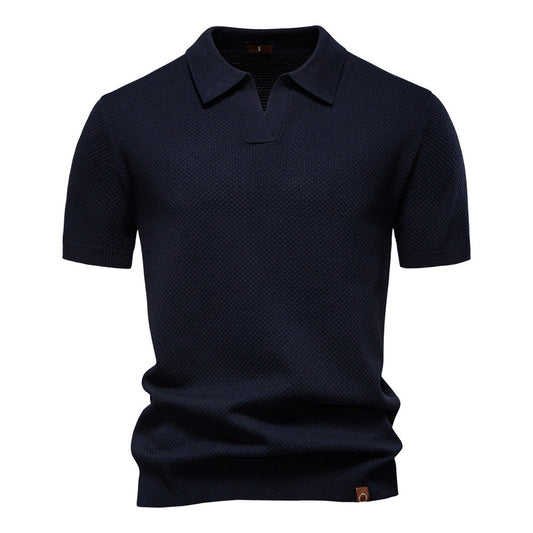 LuKa - Gestructureerd poloshirt