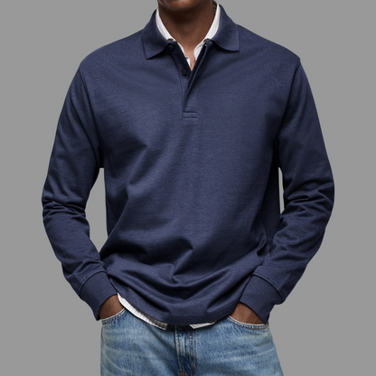 Luka- Luxe lange mouwen Polo