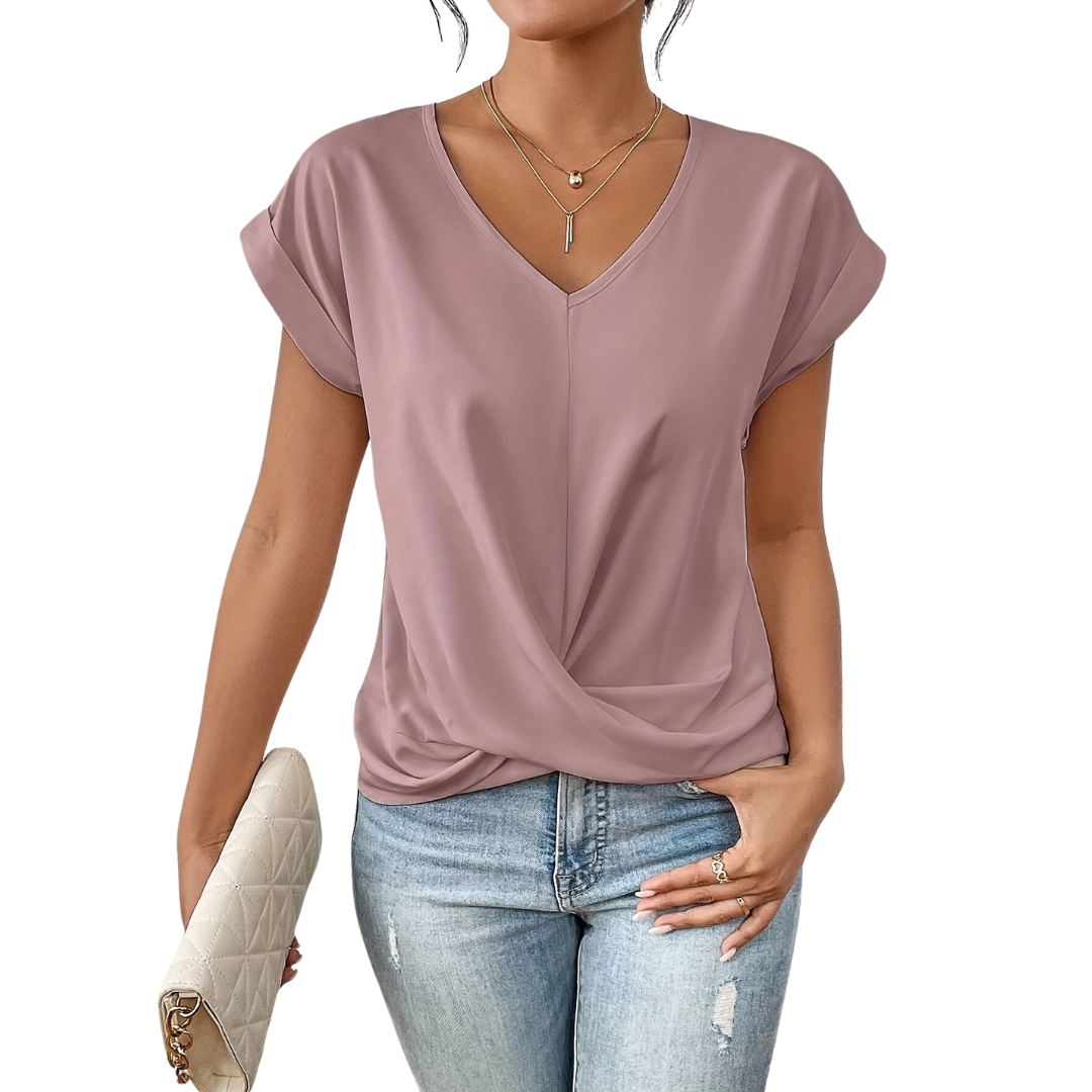 LuKa - Casual V-hals T-shirt