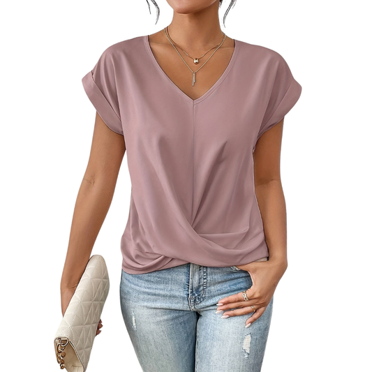 LuKa - Casual V-hals T-shirt