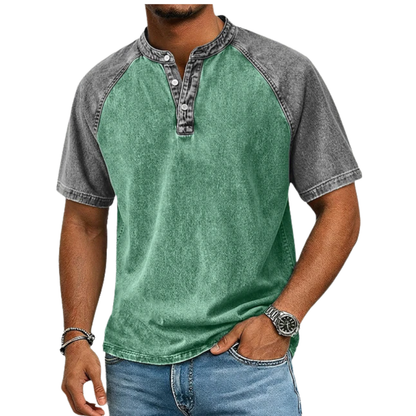 LuKa - Vintage Tweekleurig T-shirt