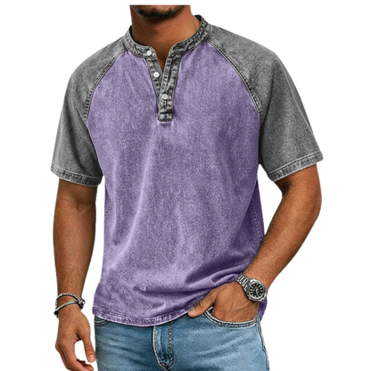 LuKa - Vintage Tweekleurig T-shirt
