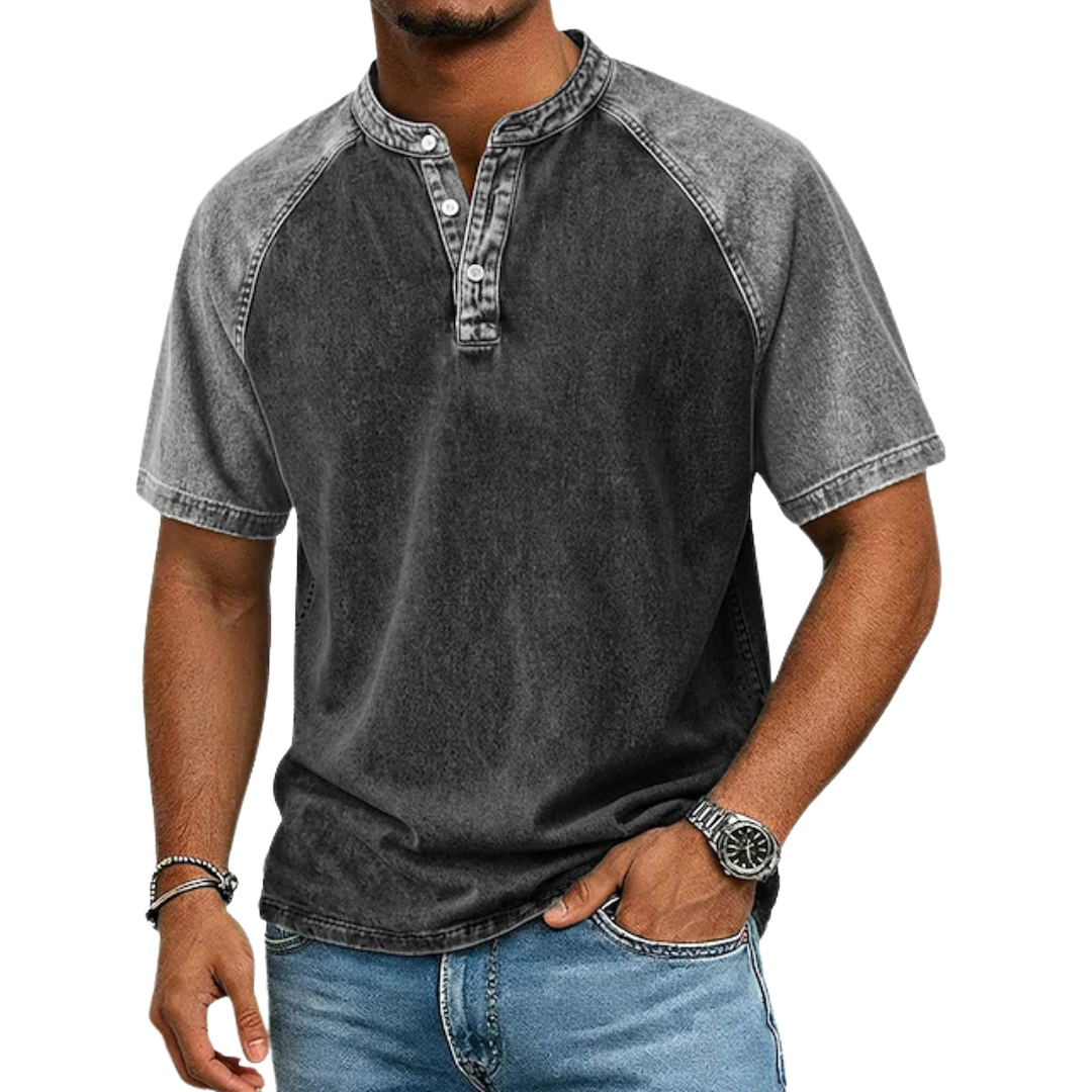 LuKa - Vintage Tweekleurig T-shirt