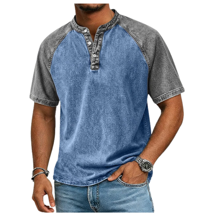 LuKa - Vintage Tweekleurig T-shirt