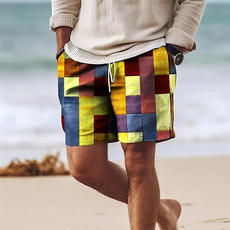 LuKa - Kleurrijke Heren Strandbroek